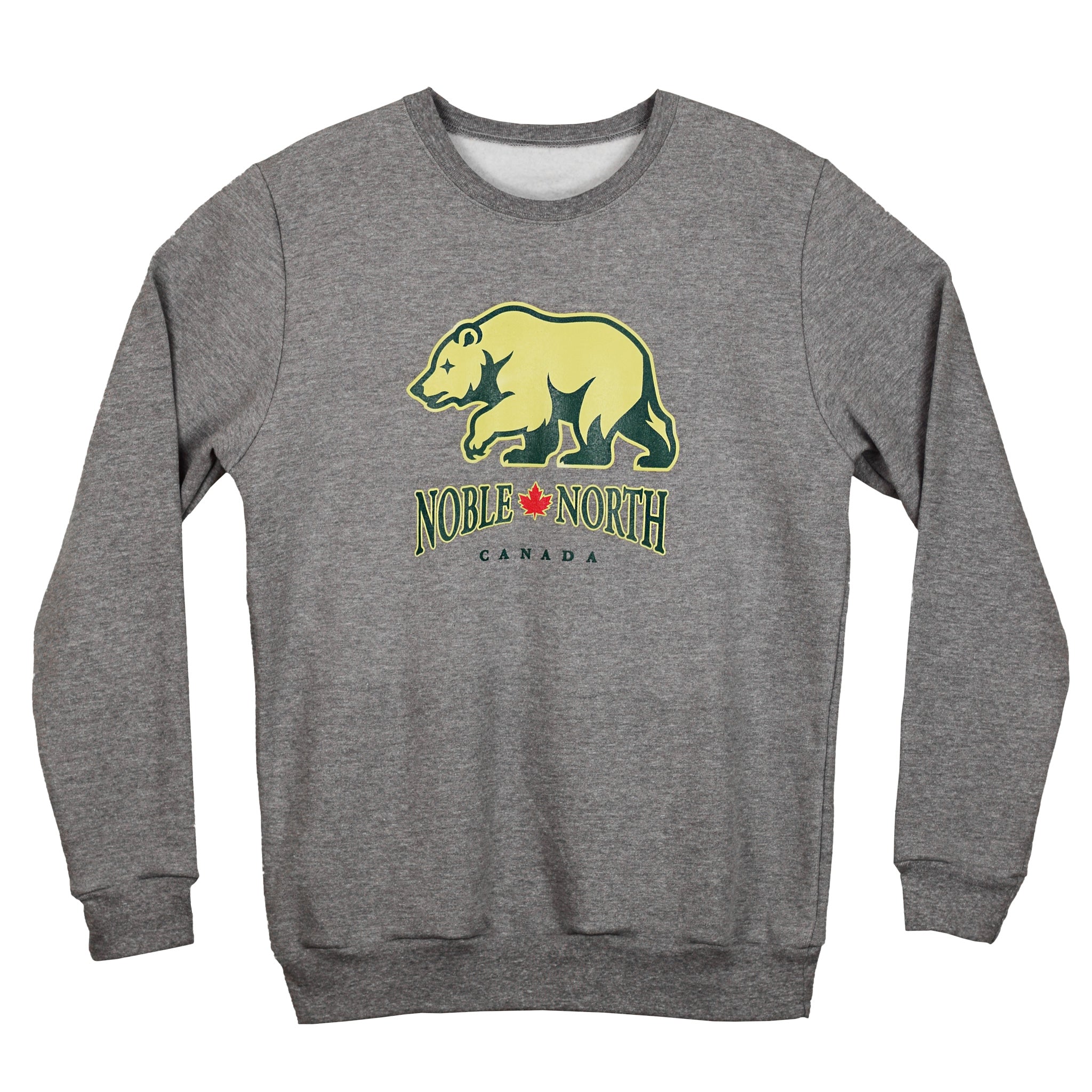 Bear Explorer - Grey Heather Crewneck Sweater