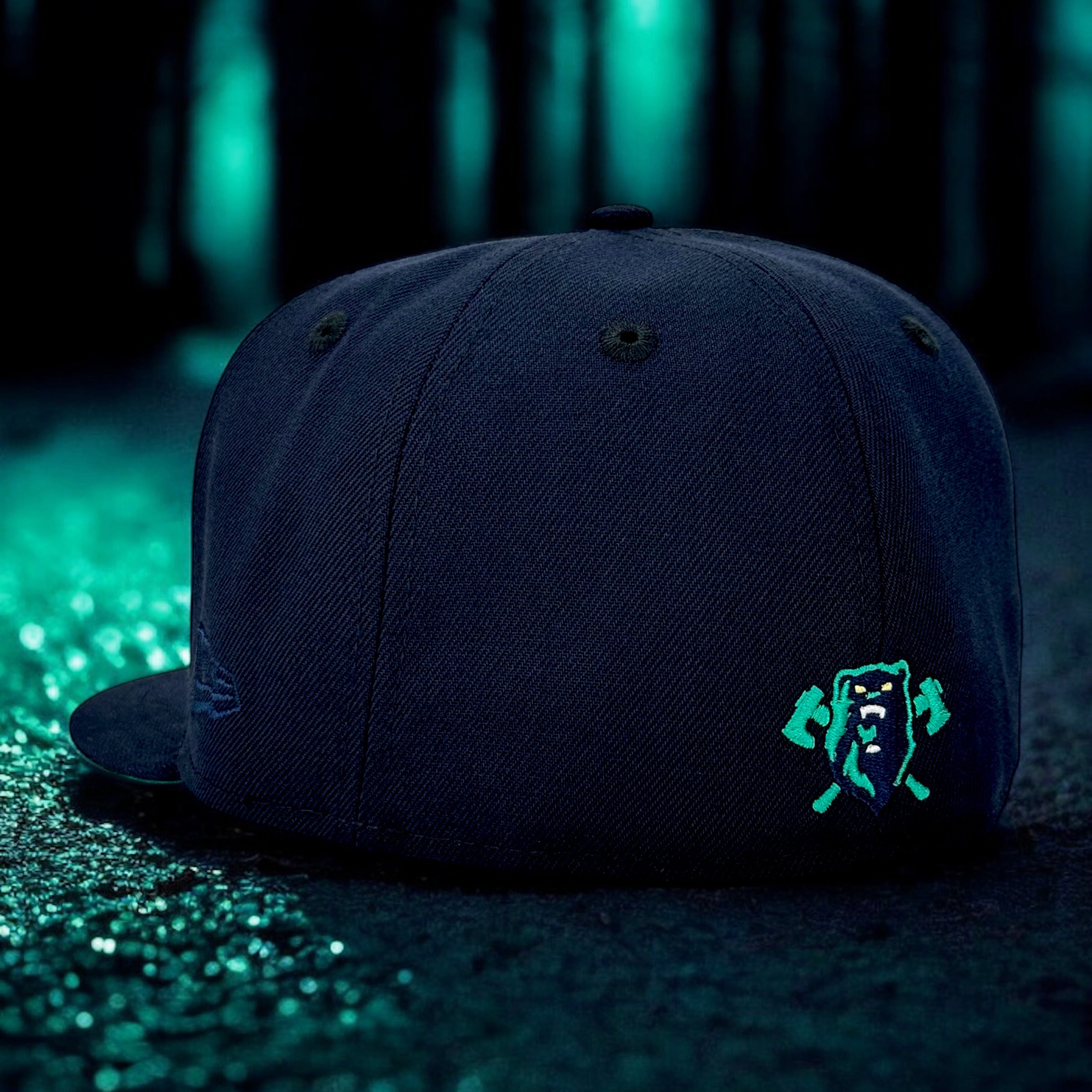 Bear Warrior - Navy New Era 59Fifty - Back