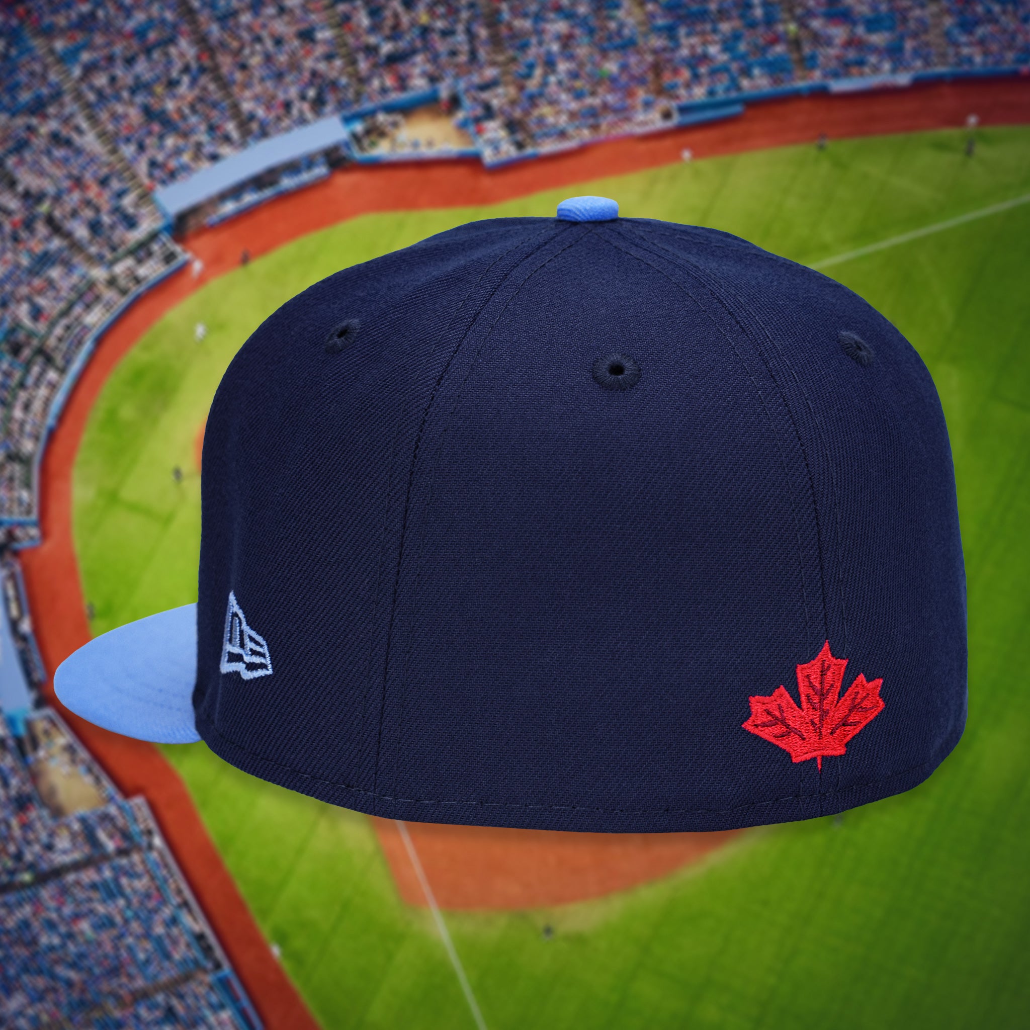 Blue Jay Feather - Light Navy & Sky Blue New Era 59Fifty - Back