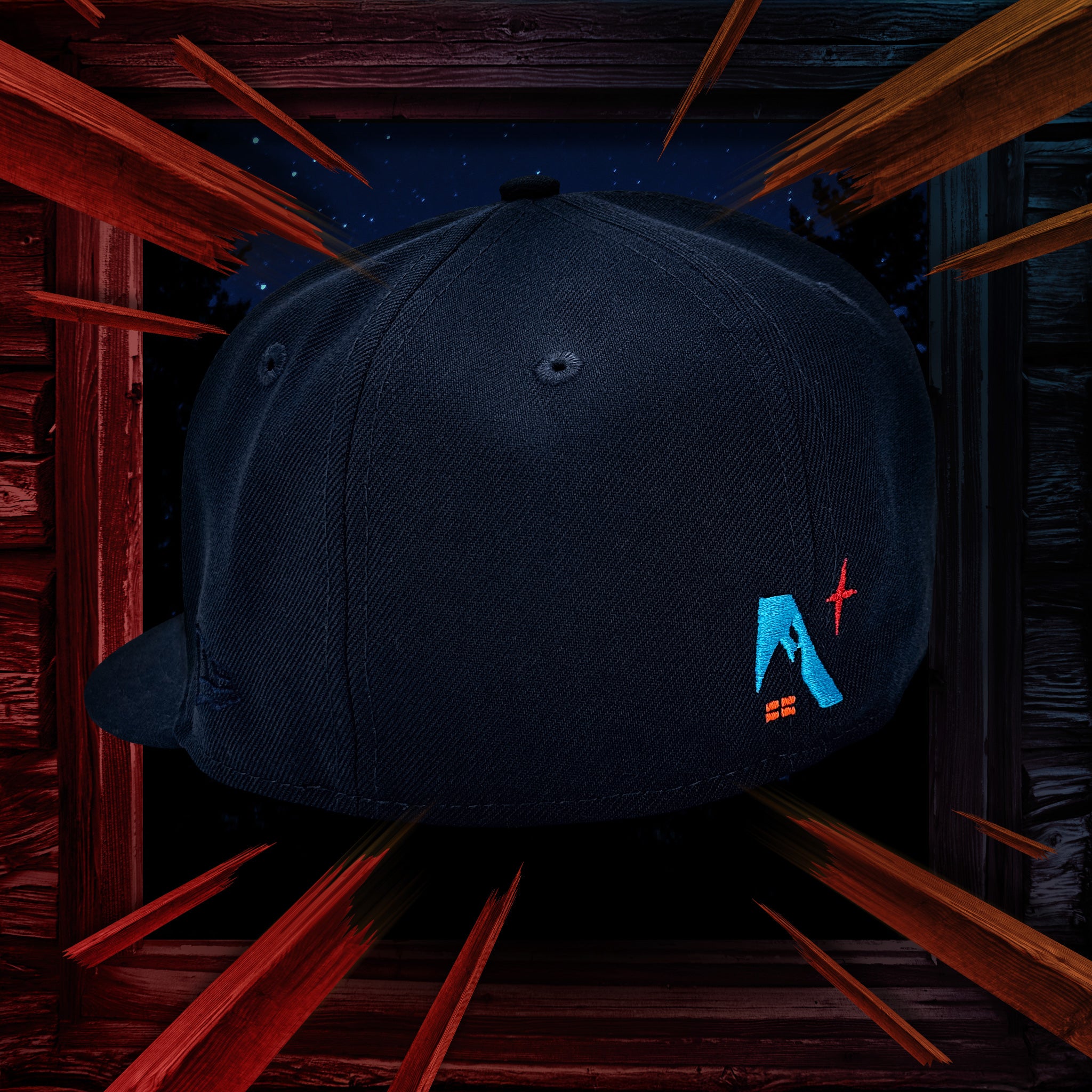 Cabin Crashers - Lakeside Blue New Era 59Fifty - Back