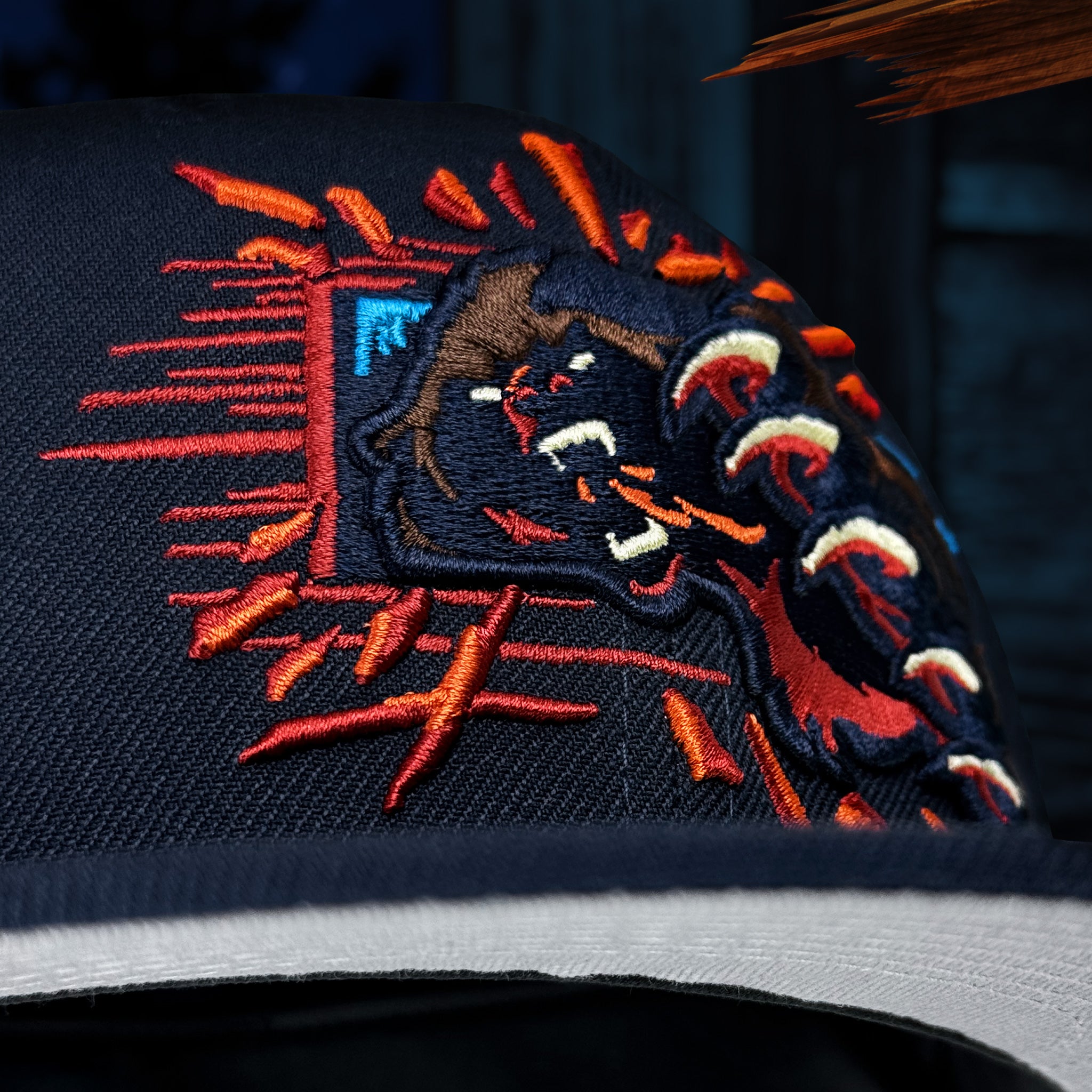 Cabin Crashers - Lakeside Blue New Era 59Fifty - Close Up