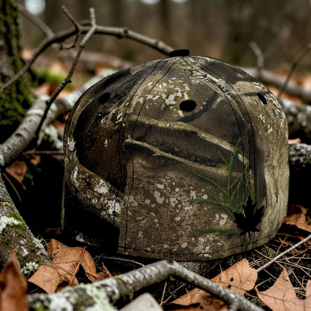 Noble North - Canada Badge - Realtree APX & Black New Era 59Fifty - Back