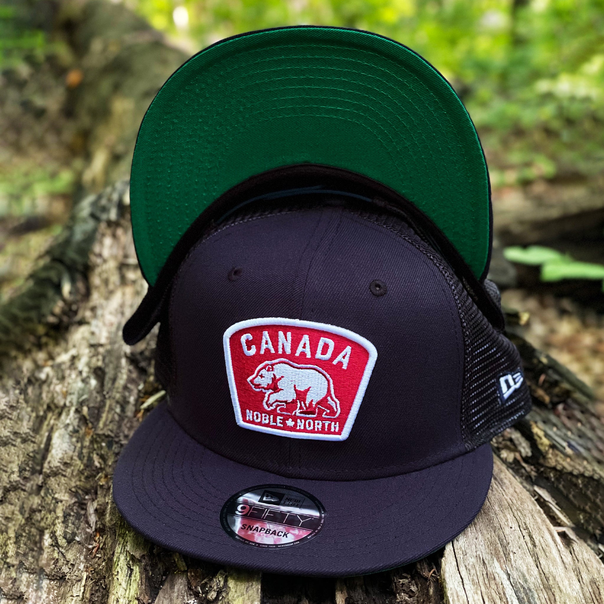 Noble North - Canada Badge - Navy New Era 9Fifty Mesh Snapback - Undervisor