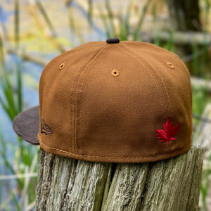 Canadian Beaver - Brown & Walnut Corduroy New Era 59Fifty - Back