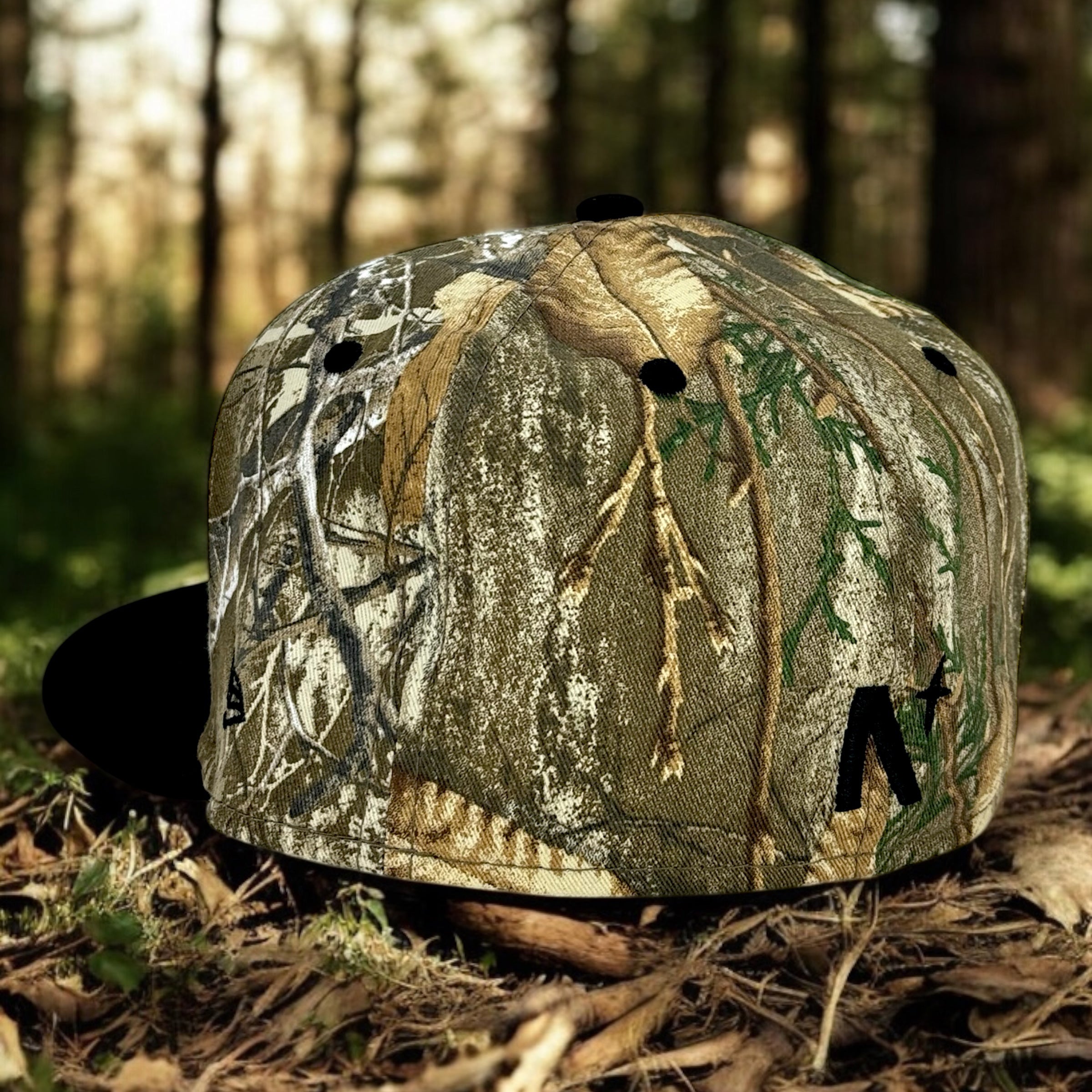 Peanut Squadron - Realtree & Black New Era 59Fifty - Back