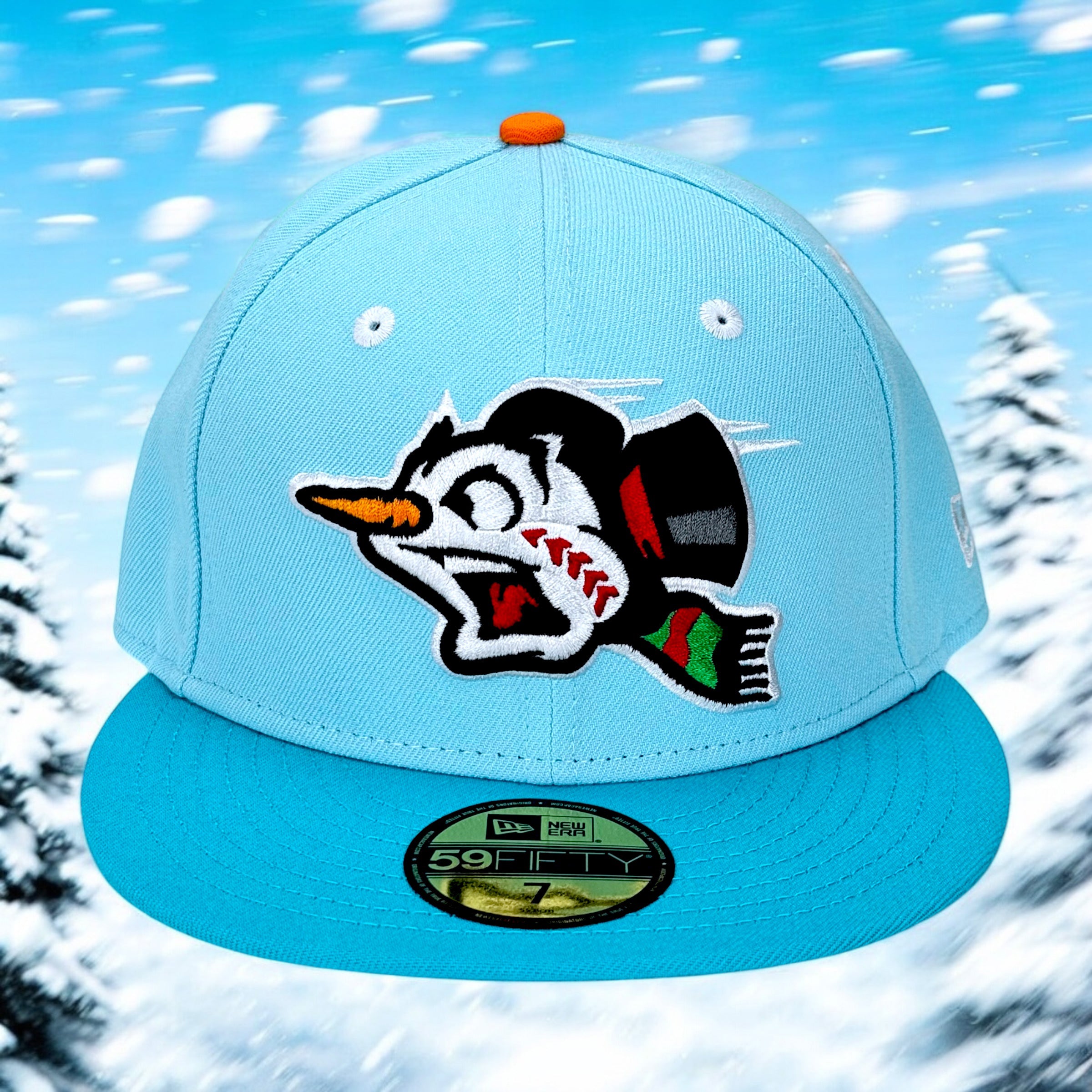 ■New Era■ Kids HELLO KITTY X New Era 5950 Ball Cap Blue 14 Hello Kitty x New Era 59fifty Cap | Strictly Fitteds