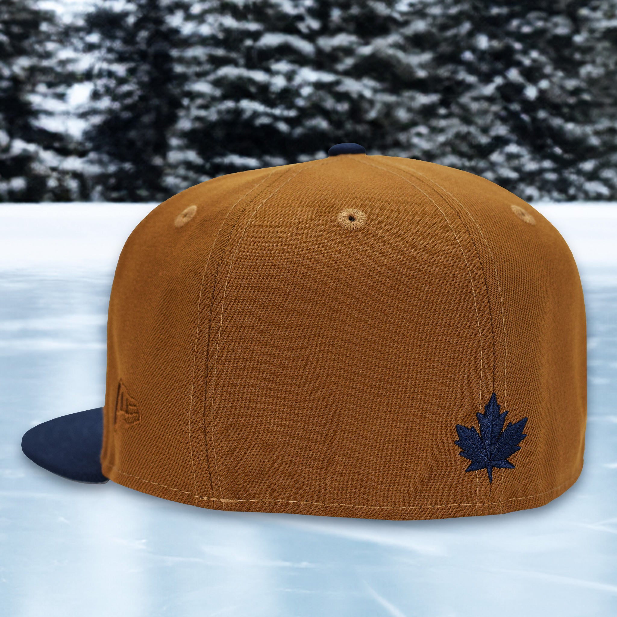 Ice Bears - Brown & Oceanside Blue New Era 59Fifty - Back