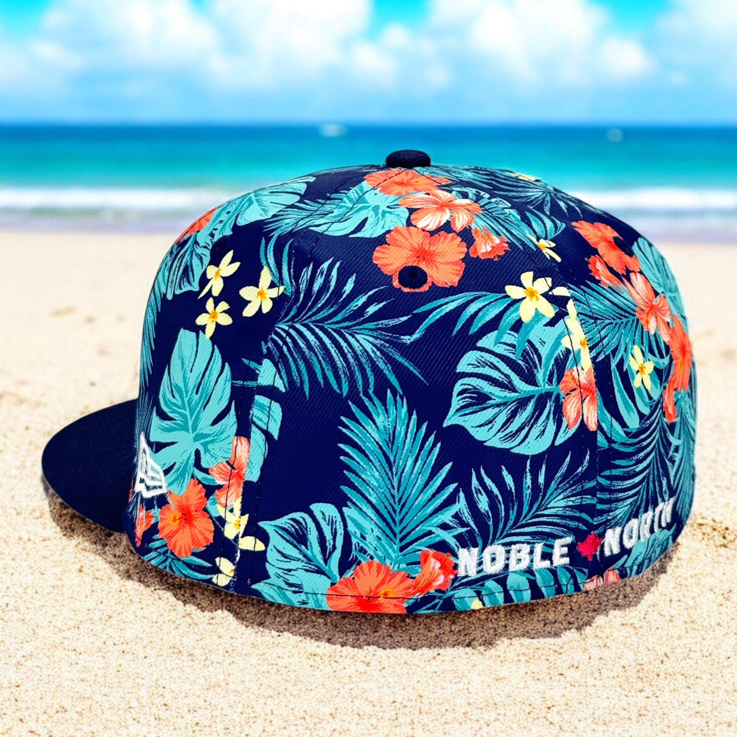 North Star - Beach Floral New Era 59Fifty - Back