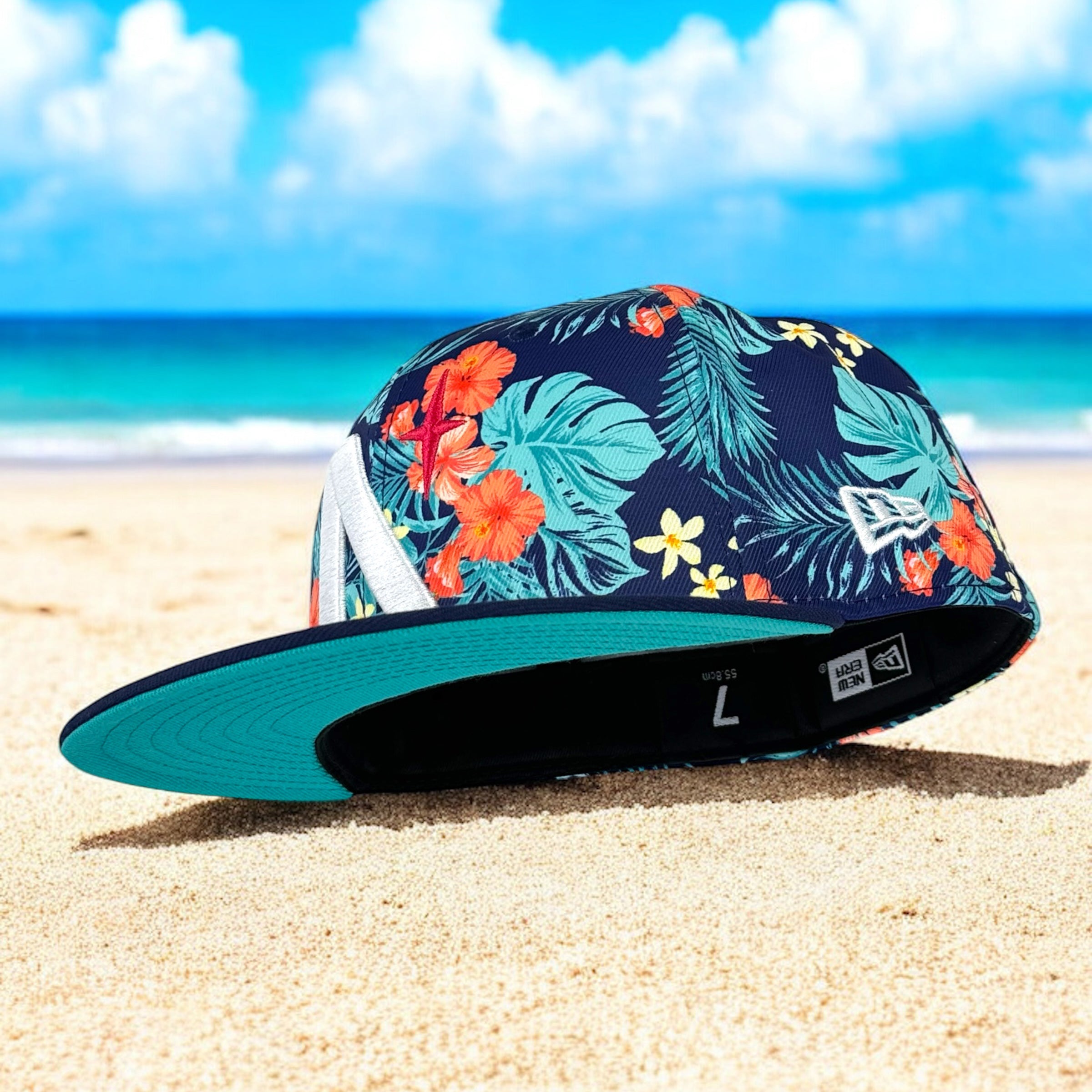 North Star - Beach Floral New Era 59Fifty - Undervisor