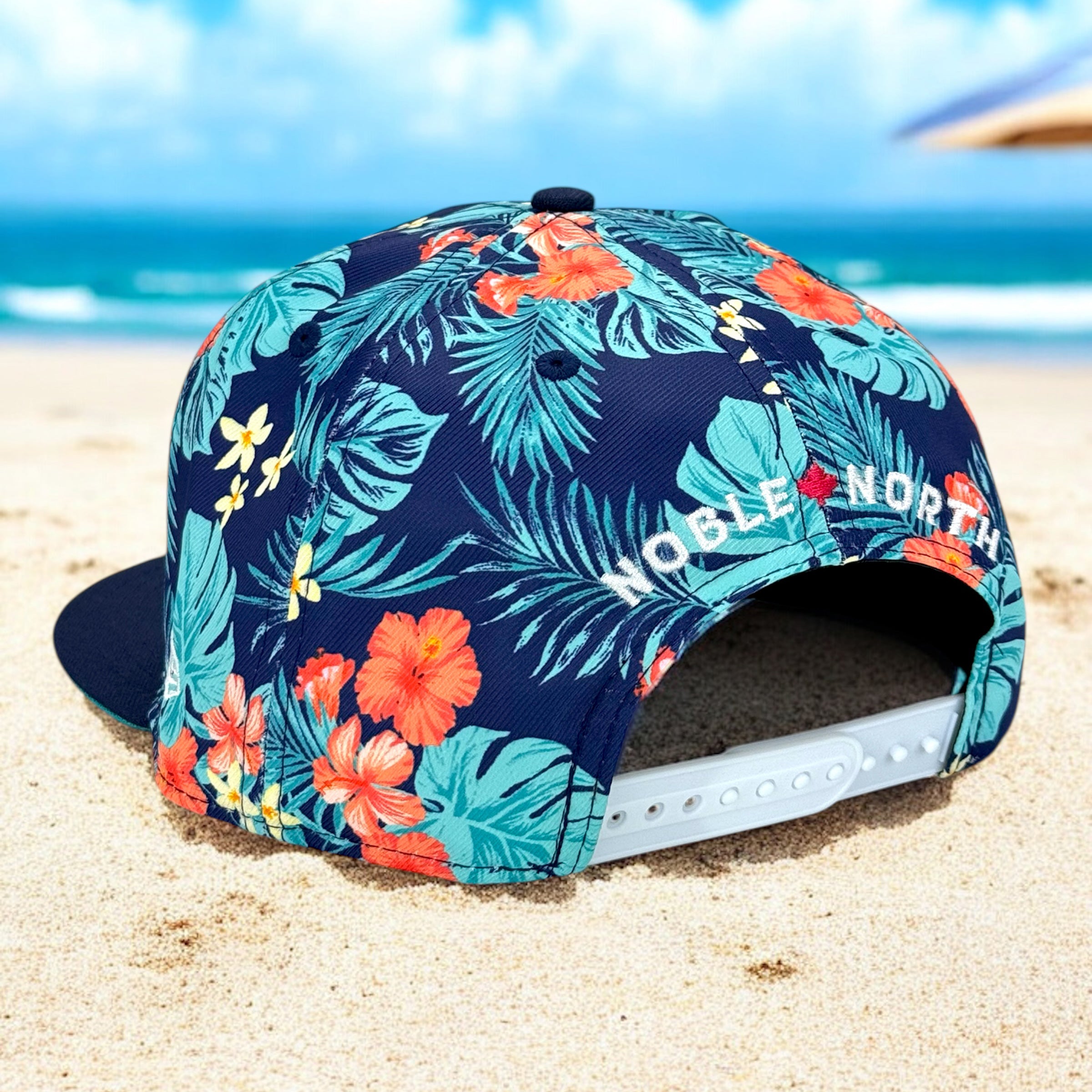 North Star - Beach Floral New Era 9Fifty Snapback - Back