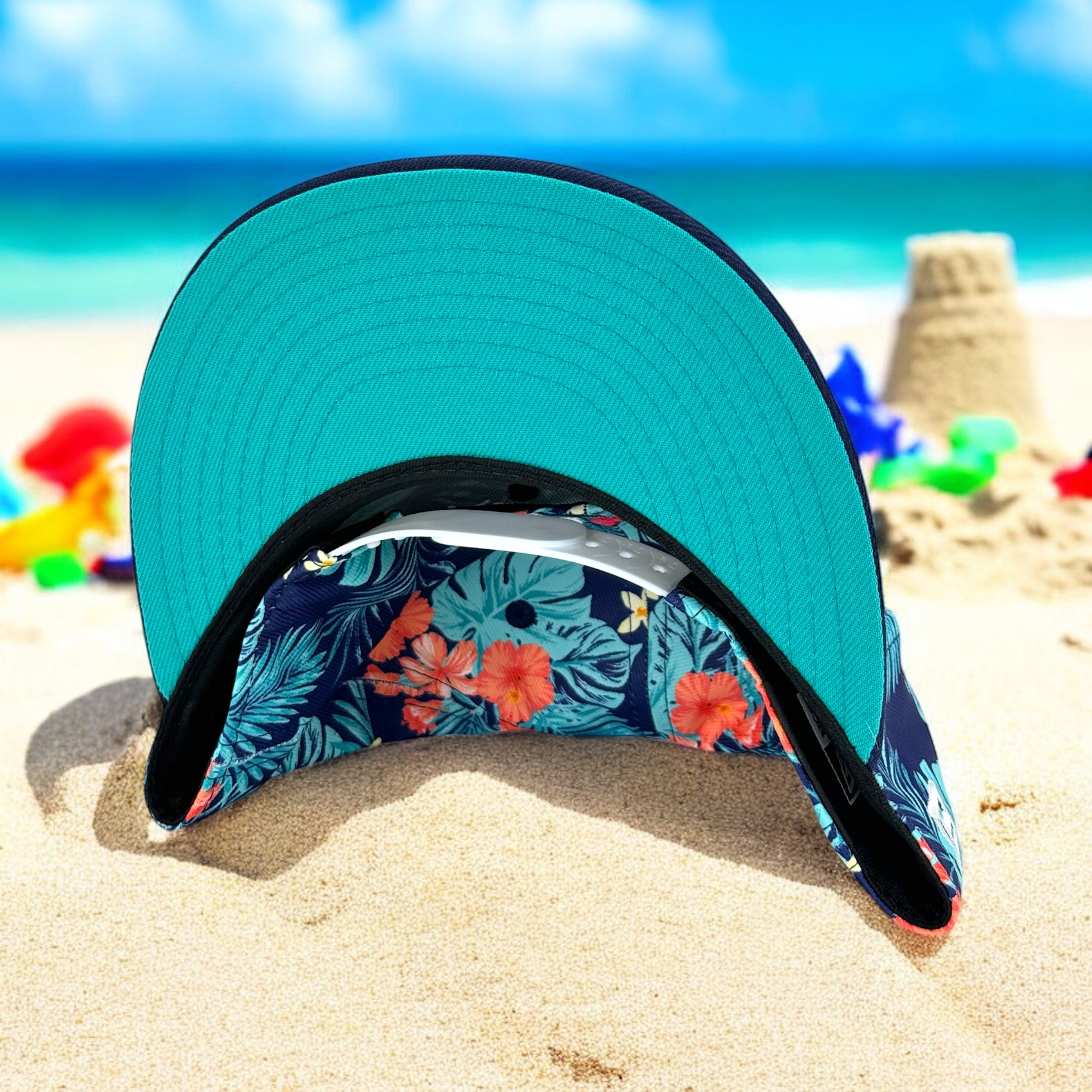 North Star - Beach Floral New Era 9Fifty Kids Snapback Hat - Undervisor