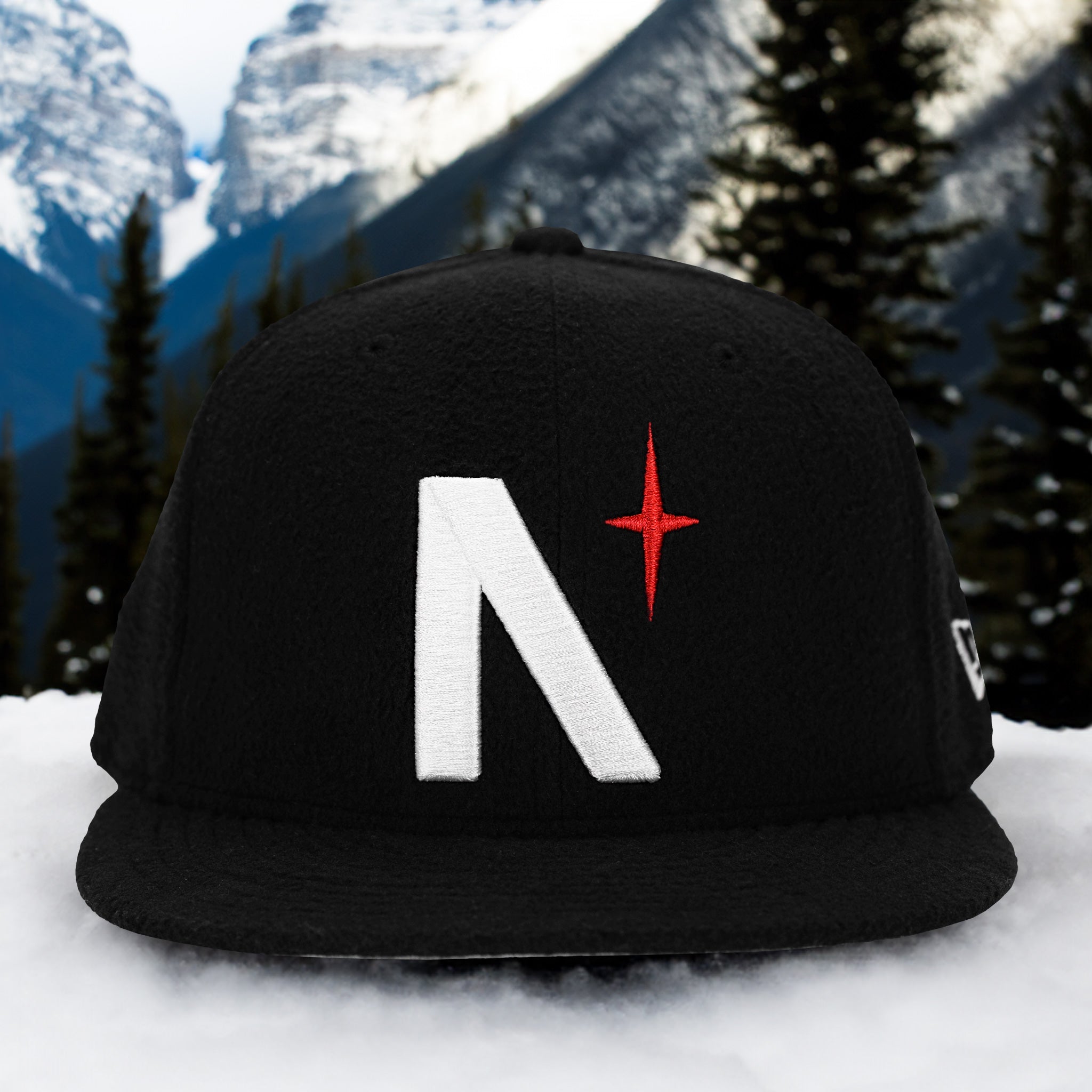 North Star - Black Miro Fleece New Era 59Fifty - Front