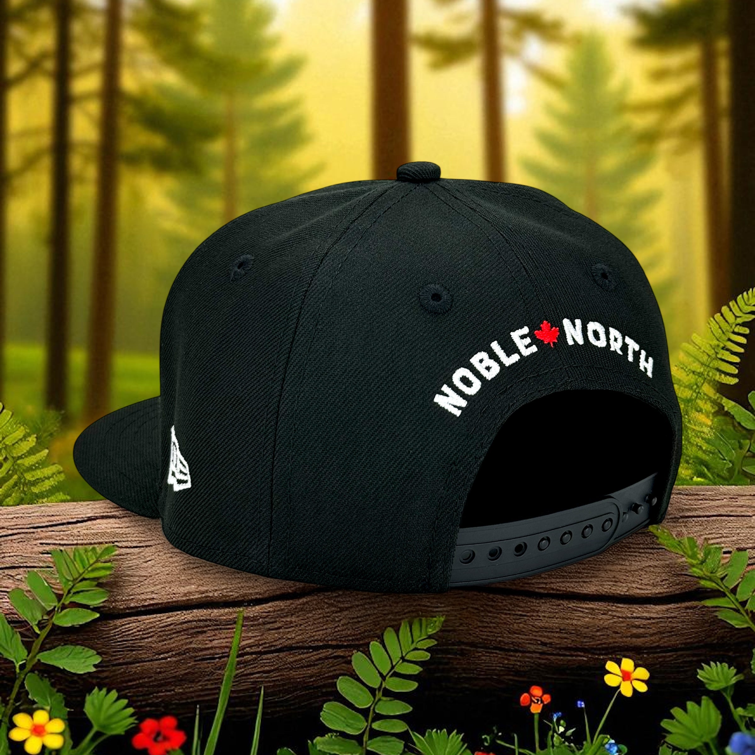 North Star - Black New Era 9Fifty Snapback (Kids) - Back