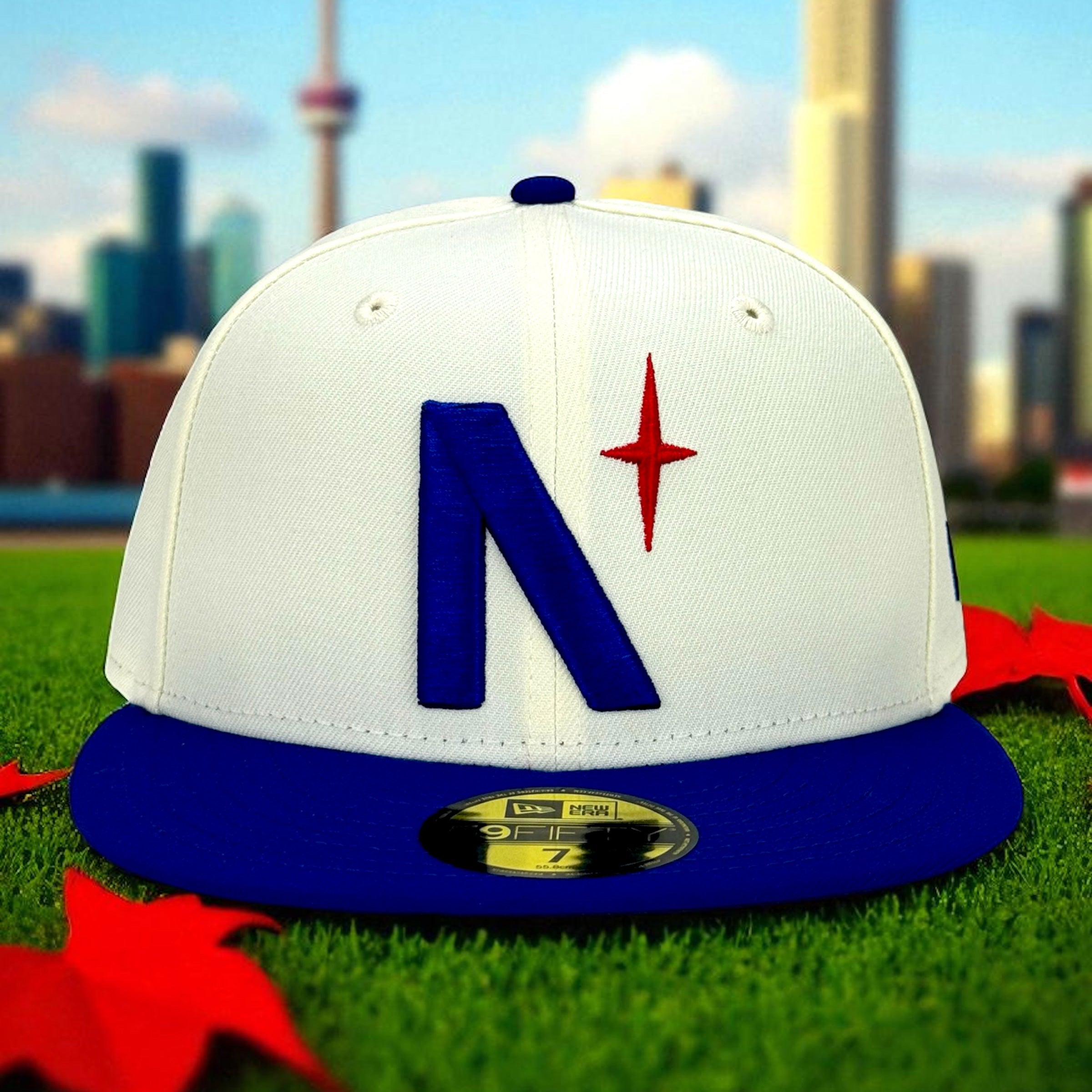 North Star - Chrome & Royal New Era 59Fifty - Front