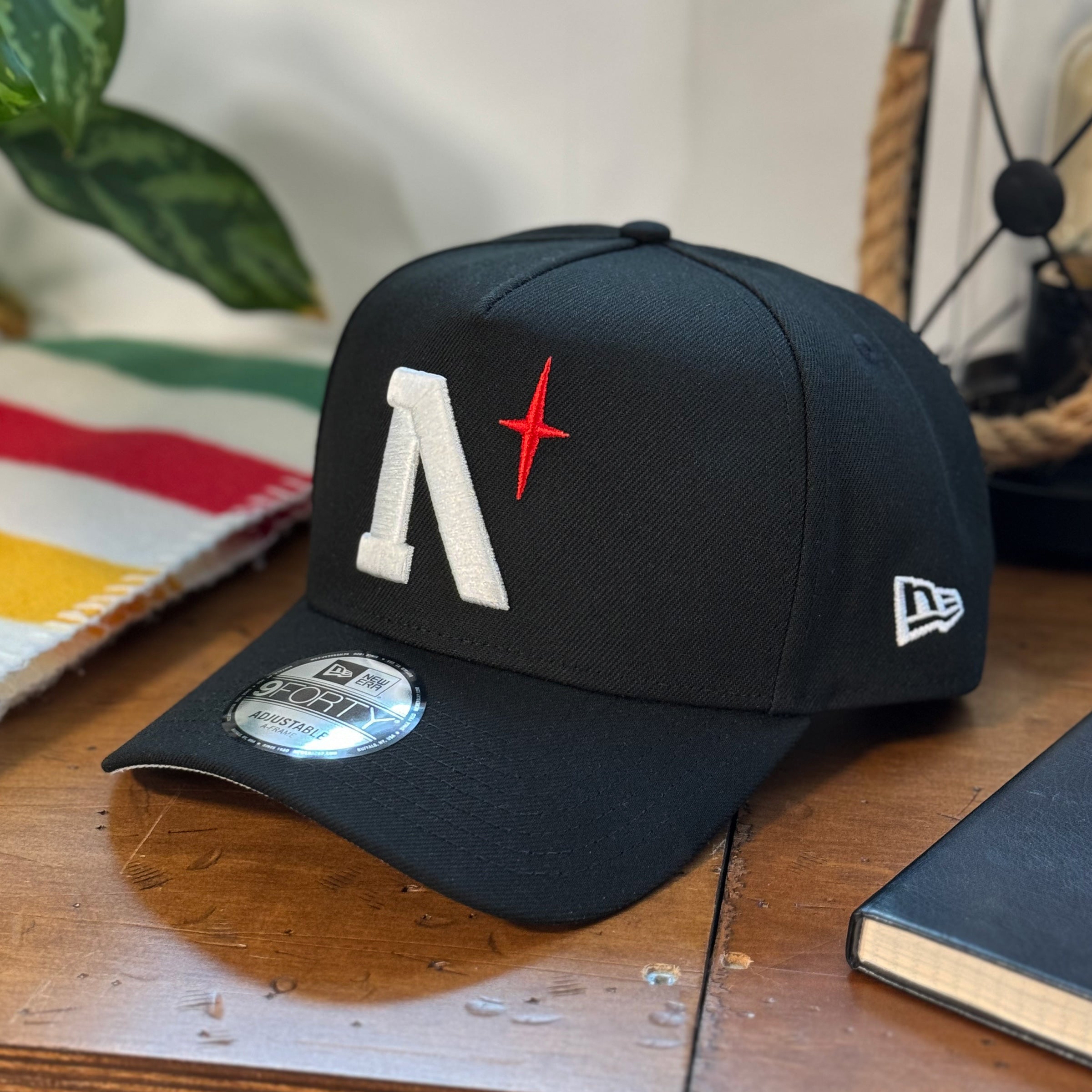 North Star - Heritage - Black New Era 9Forty A-Frame Snapback - Front