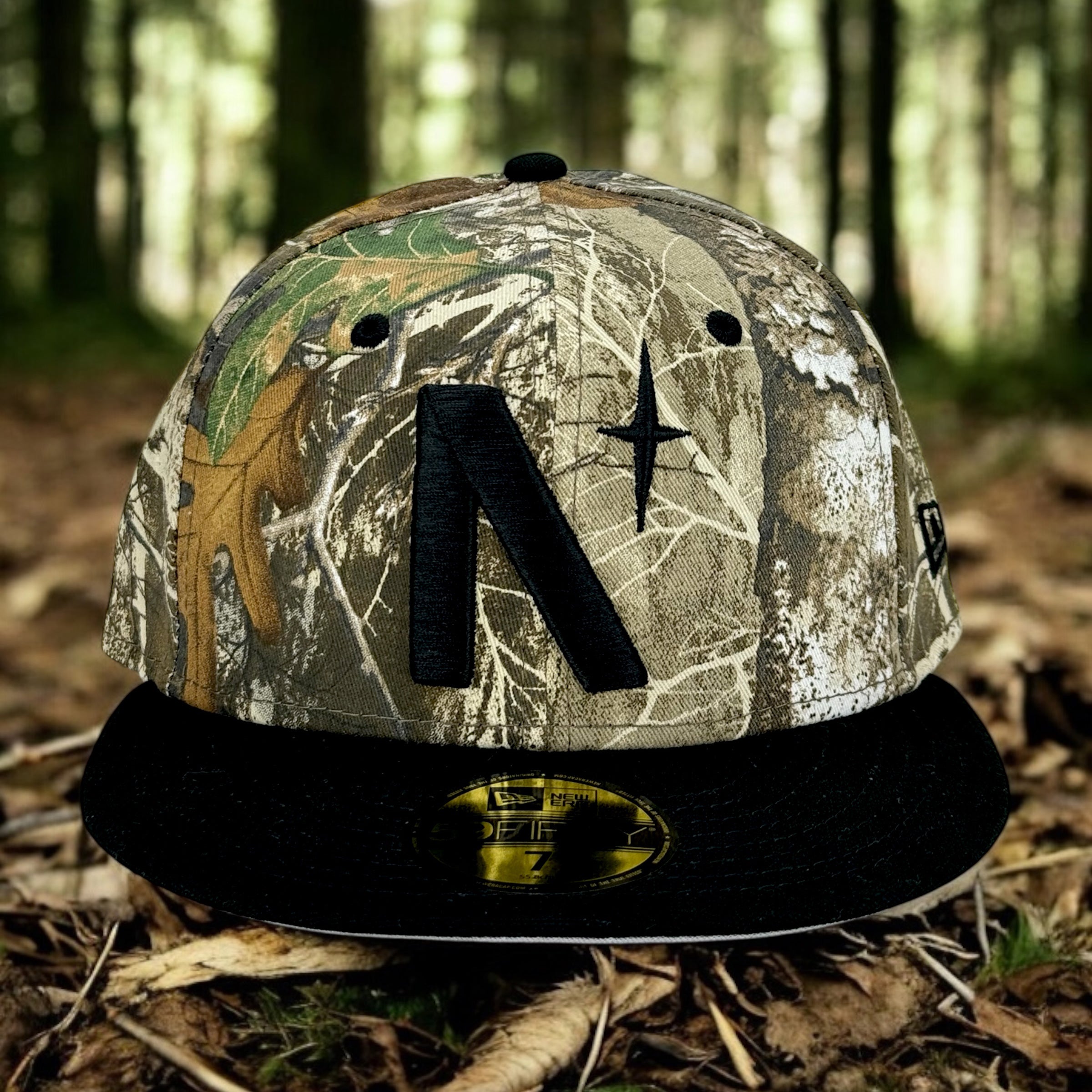 North Star - Realtree & Black New Era 59Fifty - Front