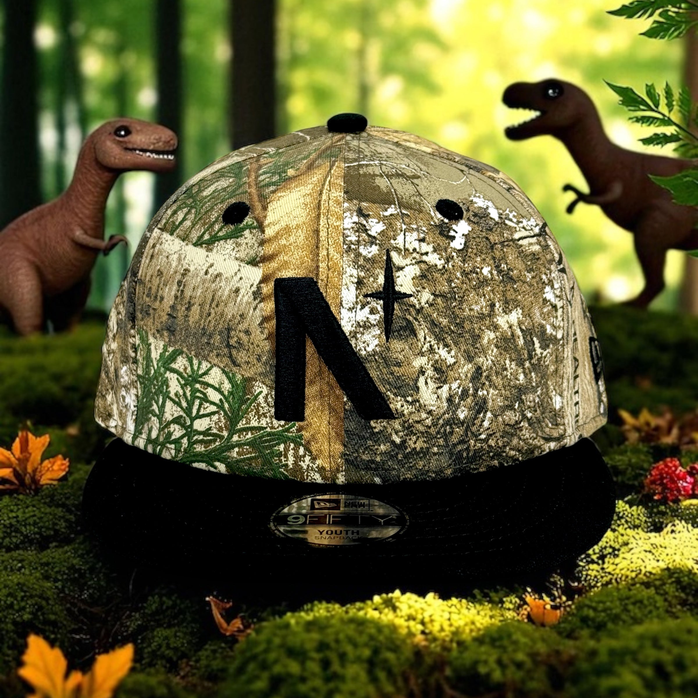 North Star - Realtree & Black New Era 9Fifty Snapback (Kids) - Front