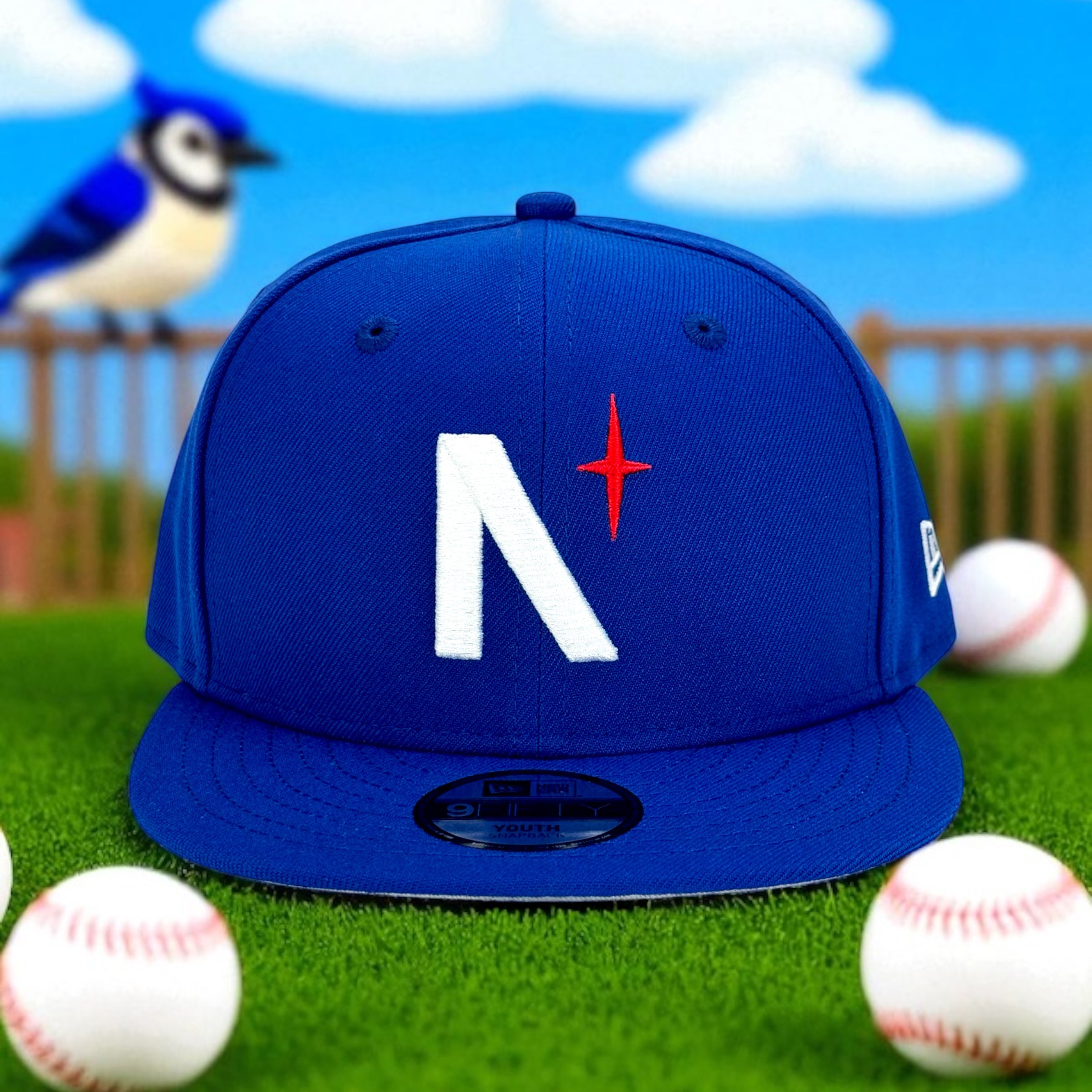 North Star - Royal New Era 9Fifty Snapback (Kids) Front