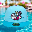 Polar Bear Vacation - Chill Blue 2-Tone New Era 59Fifty - Front