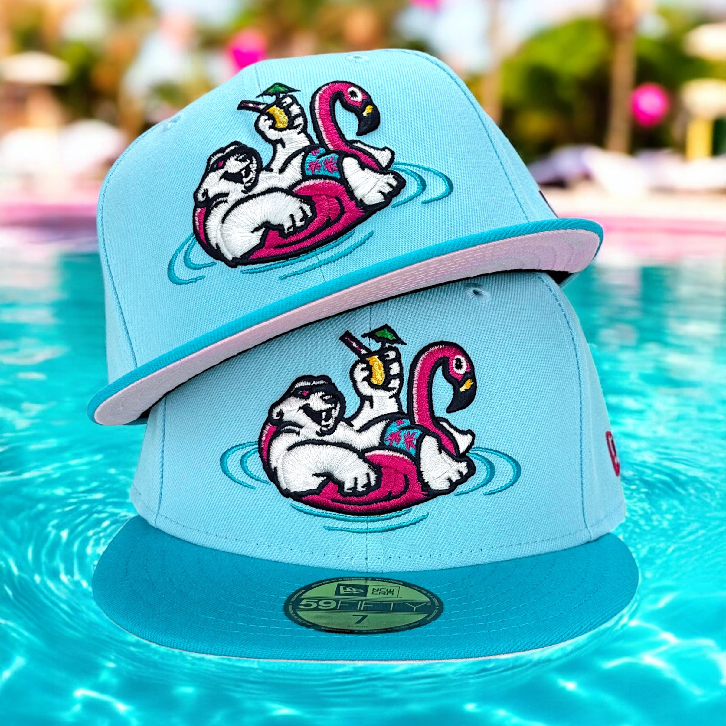 Polar Bear Vacation - Chill Blue 2-Tone New Era 59Fifty - Undervisor