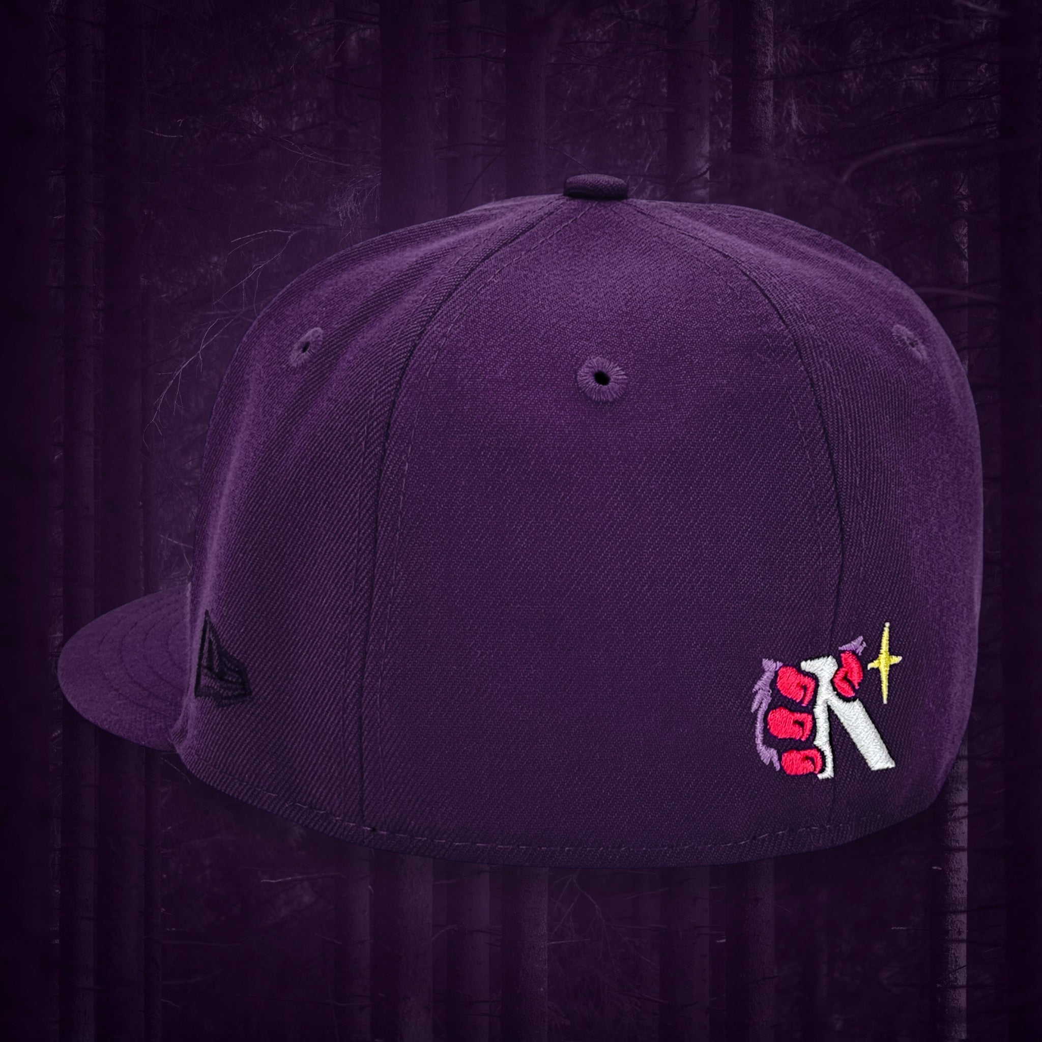 Sasquatch - Purple New Era 59Fifty - Back