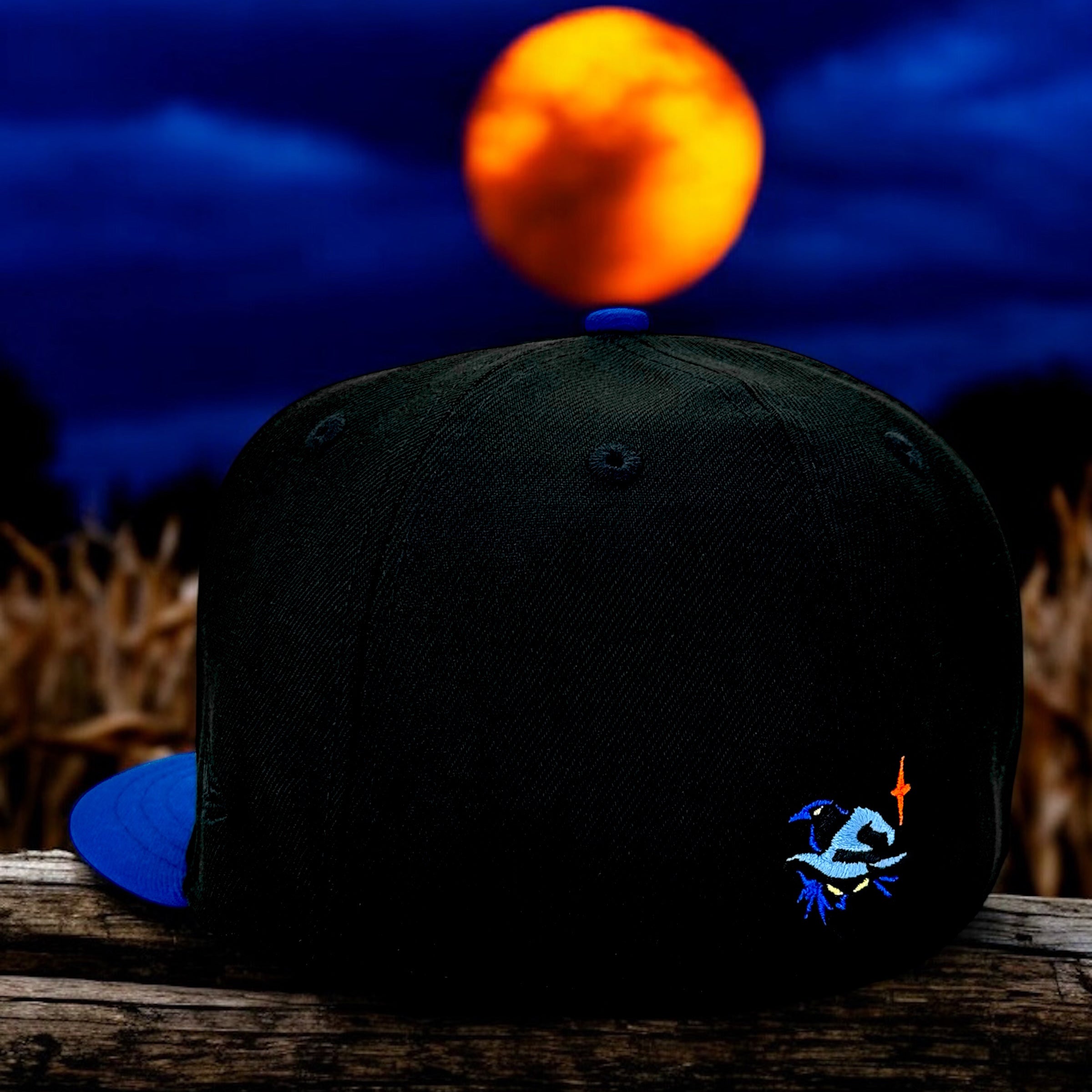 Scarecrow's Harvest - Black & Royal New Era 59Fifty - Back