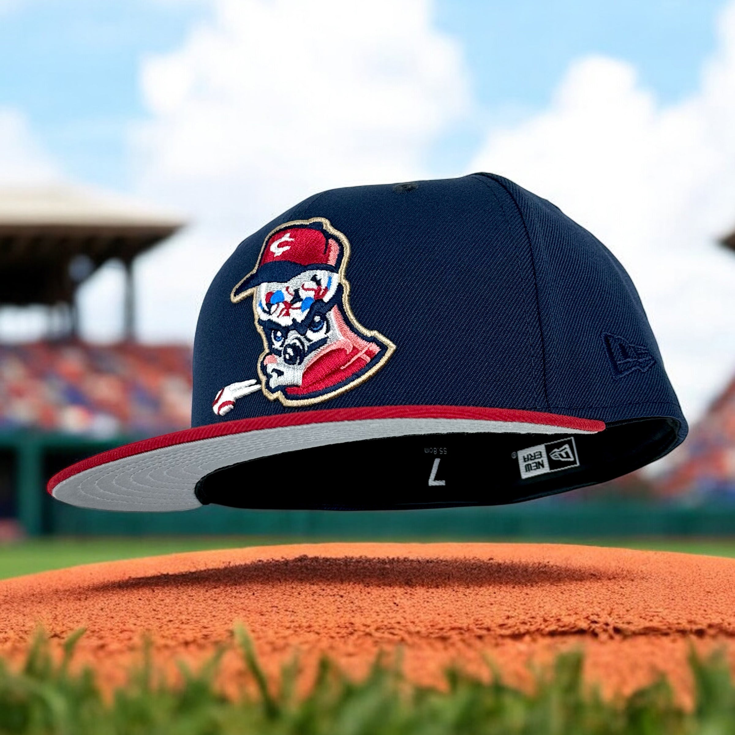 Spitballers - Oceanside & Pinot Red New Era 59Fifty - Undervisor