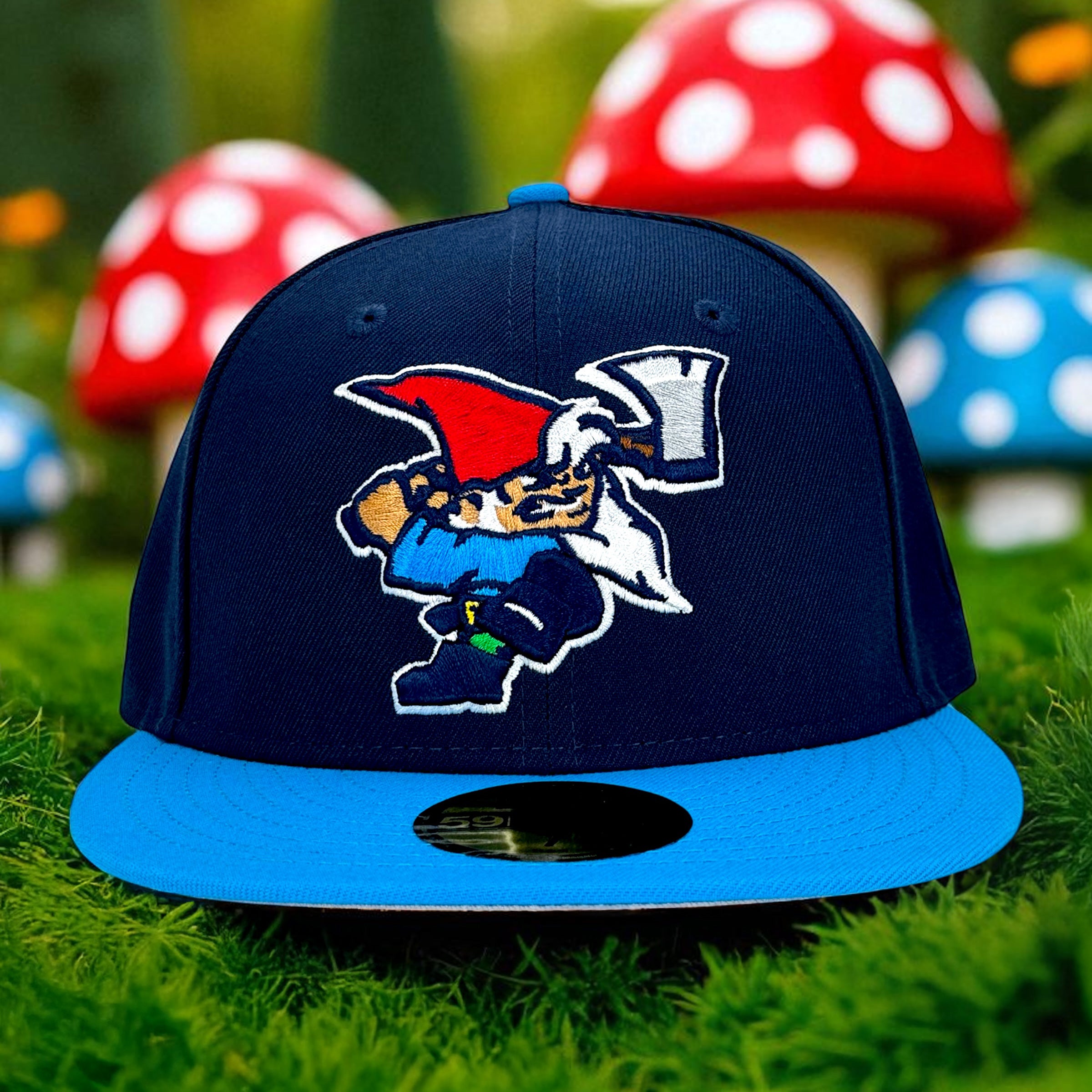 Swinging Gnome - Oceanside & Blue Fanatic New Era 59Fifty - Front