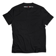 Load image into Gallery viewer, Noble North - North Star - Black Tee - Back
