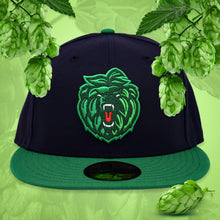 Load image into Gallery viewer, Bear Hops - Navy &amp; Green New Era 59Fifty - Front
