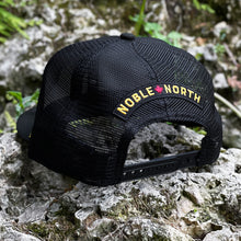 Load image into Gallery viewer, Noble North - Canada Badge - Black New Era 9Fifty Mesh Snapback - Back
