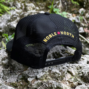 Noble North - Canada Badge - Black New Era 9Fifty Mesh Snapback - Back