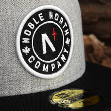 Load image into Gallery viewer, Noble North - Classic Patch - Grey Heather &amp; Black New Era 59Fifty
