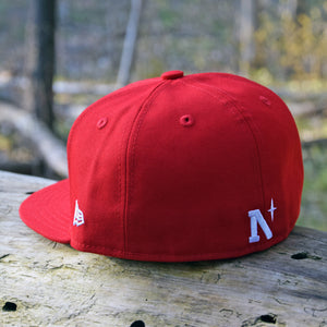 Noble North - Red New Era 59Fifty Hat - Back