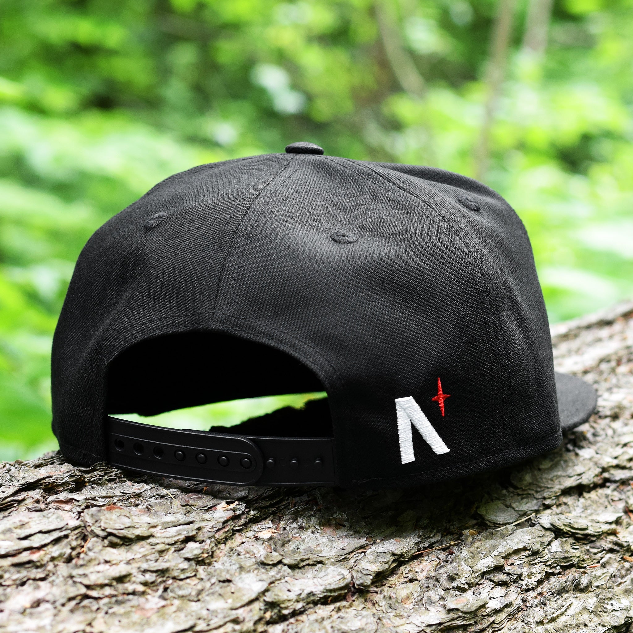Noble North - White Canada Badge - Black New Era 9Fifty Snapback - Back