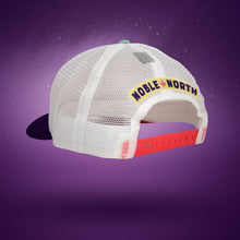 Load image into Gallery viewer, Noble North - The Pines - Purple Trucker Hat - Back
