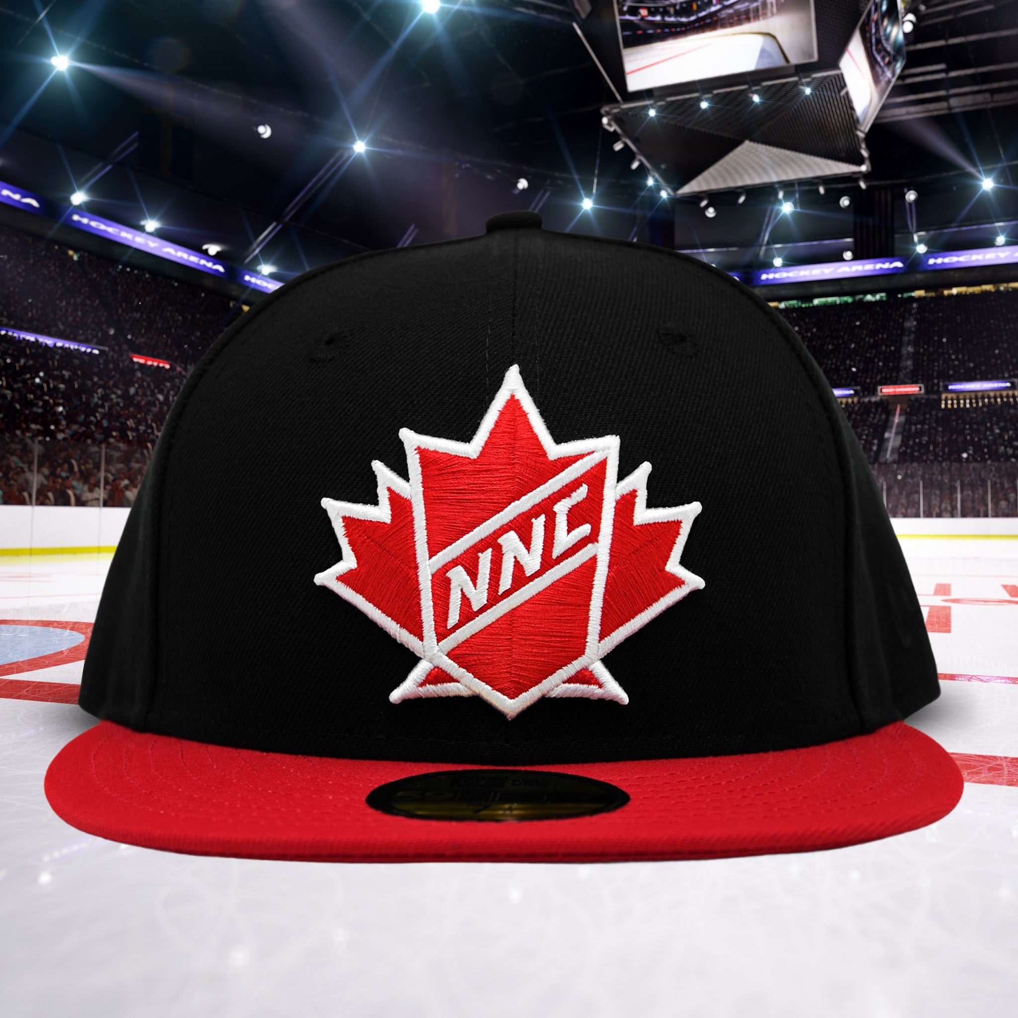 NNC Maple Crest - Black & Red New Era 59Fifty - Front