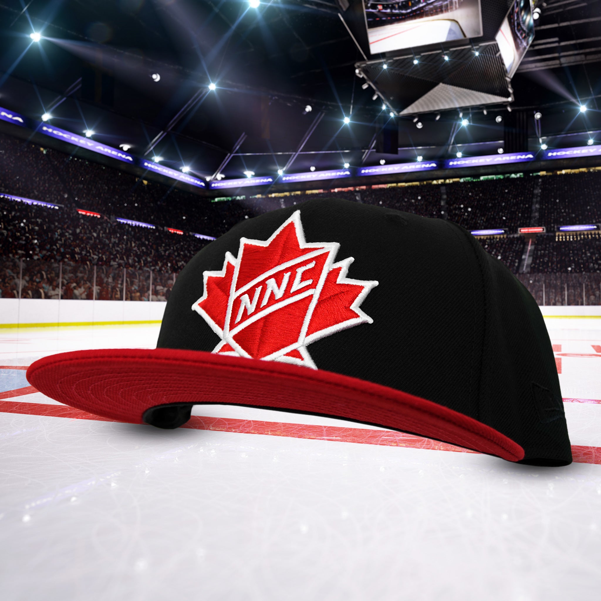 NNC Maple Crest - Black & Red New Era 59Fifty - Undervisor