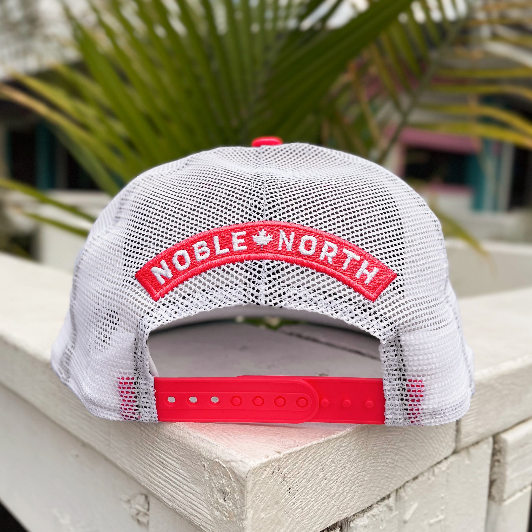 North Star - Coral New Era 9Fifty Mesh Snapback - Back