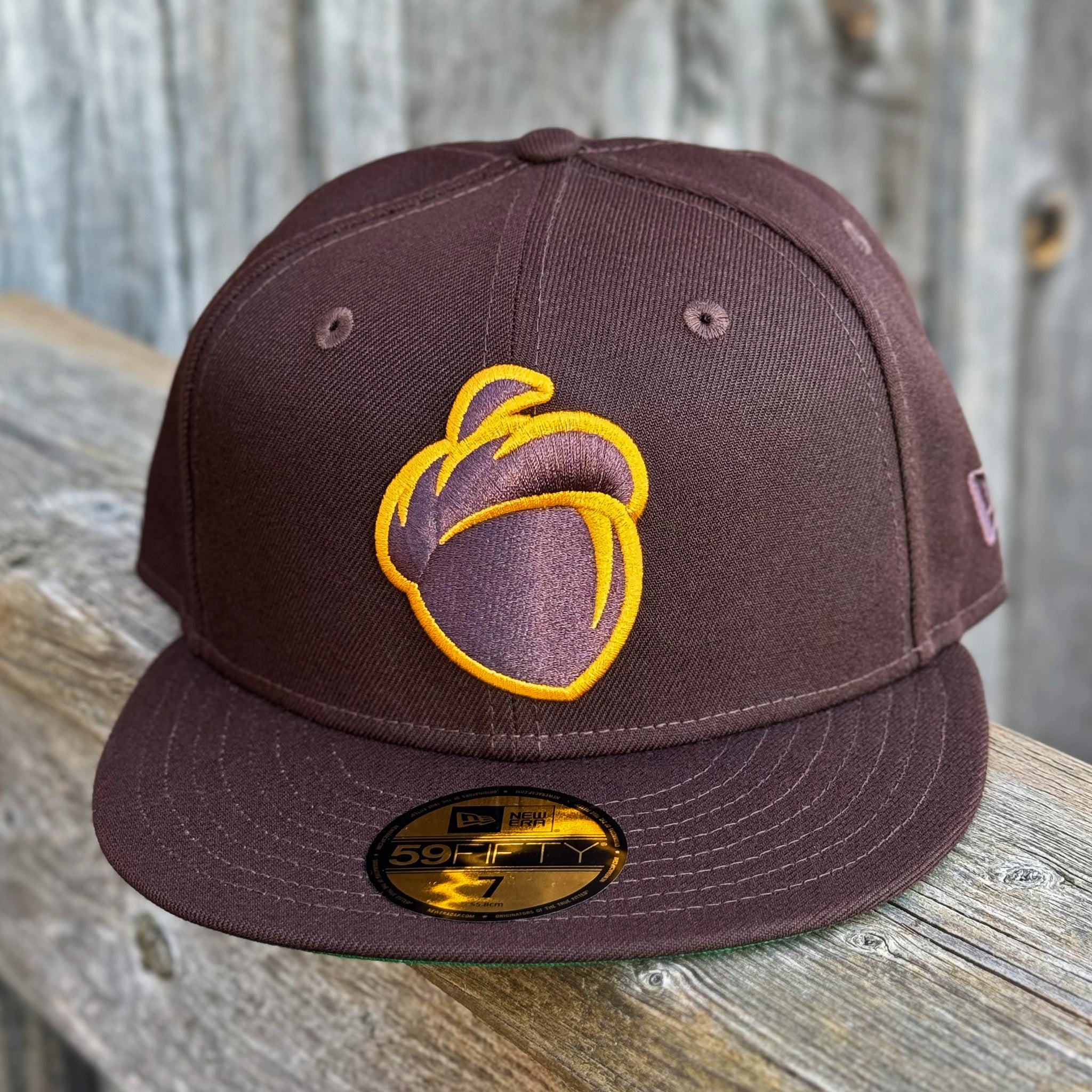 Acorn - Burnt Wood New Era 59Fifty - Front