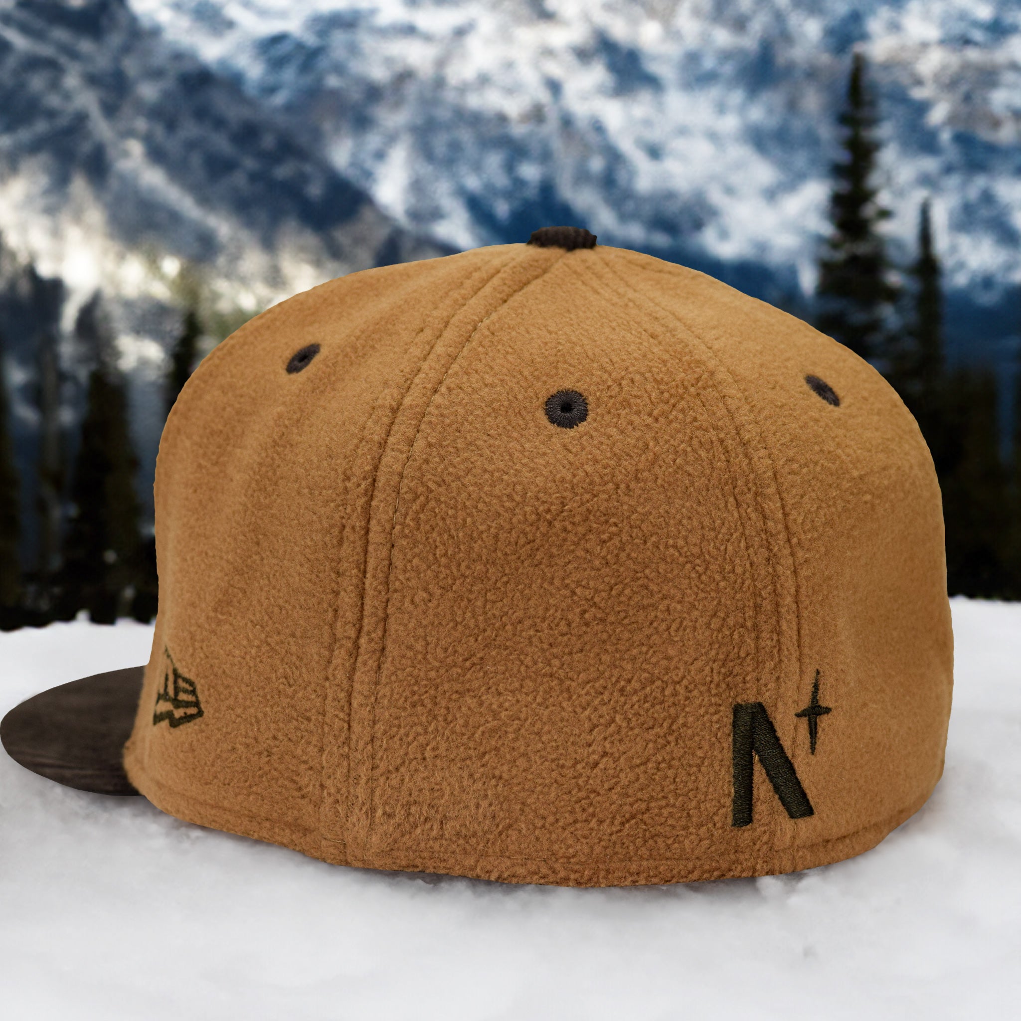 Bear Explorer - Bronze Micro Fleece & Walnut Corduroy New Era 59Fifty - Back