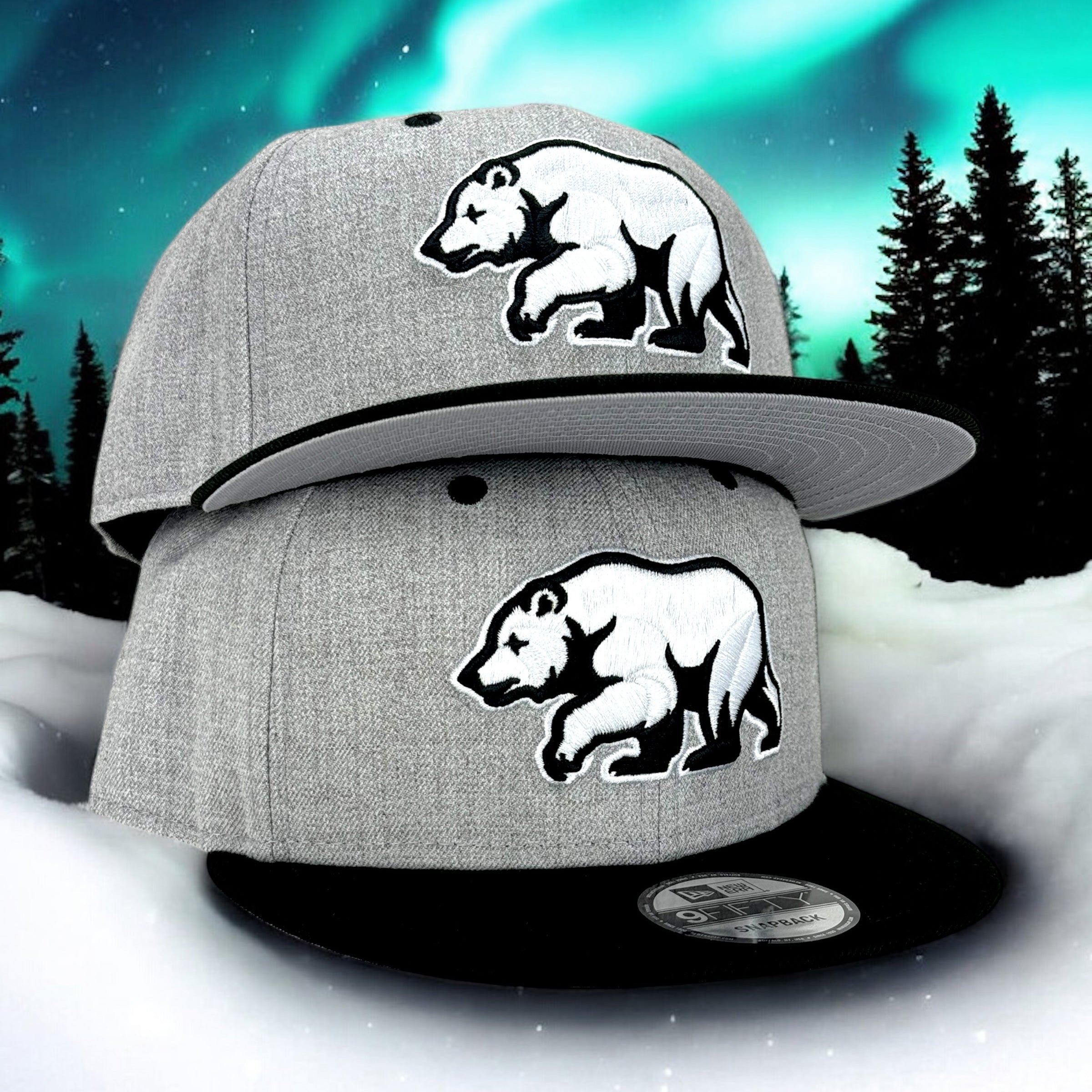 Bear Explorer - Grey Heather & Black 9Fifty Snapback - Undervisor