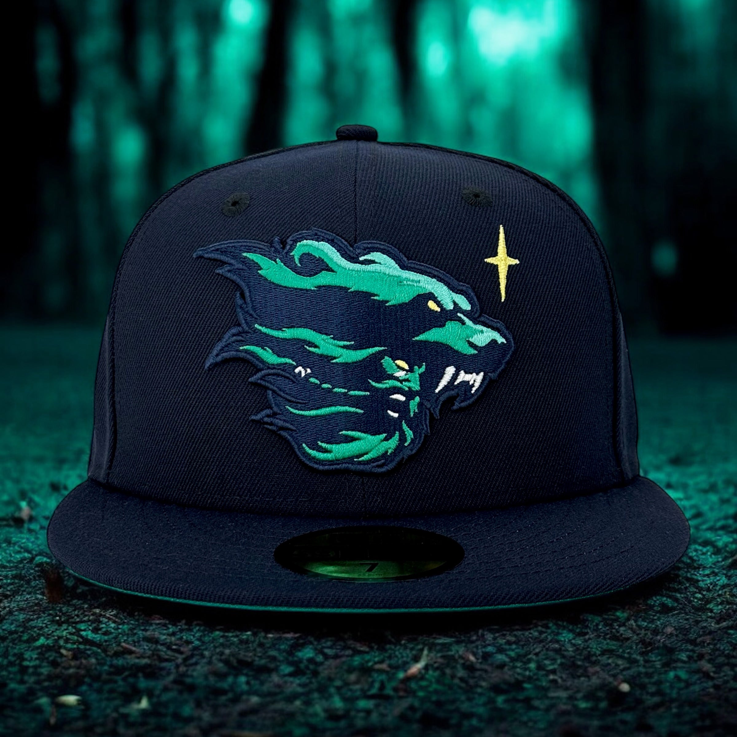 Bear Warrior - Navy New Era 59Fifty - Front