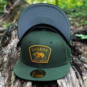 Noble North - Canada Badge - Alpine Green New Era 59Fifty - Undervisor