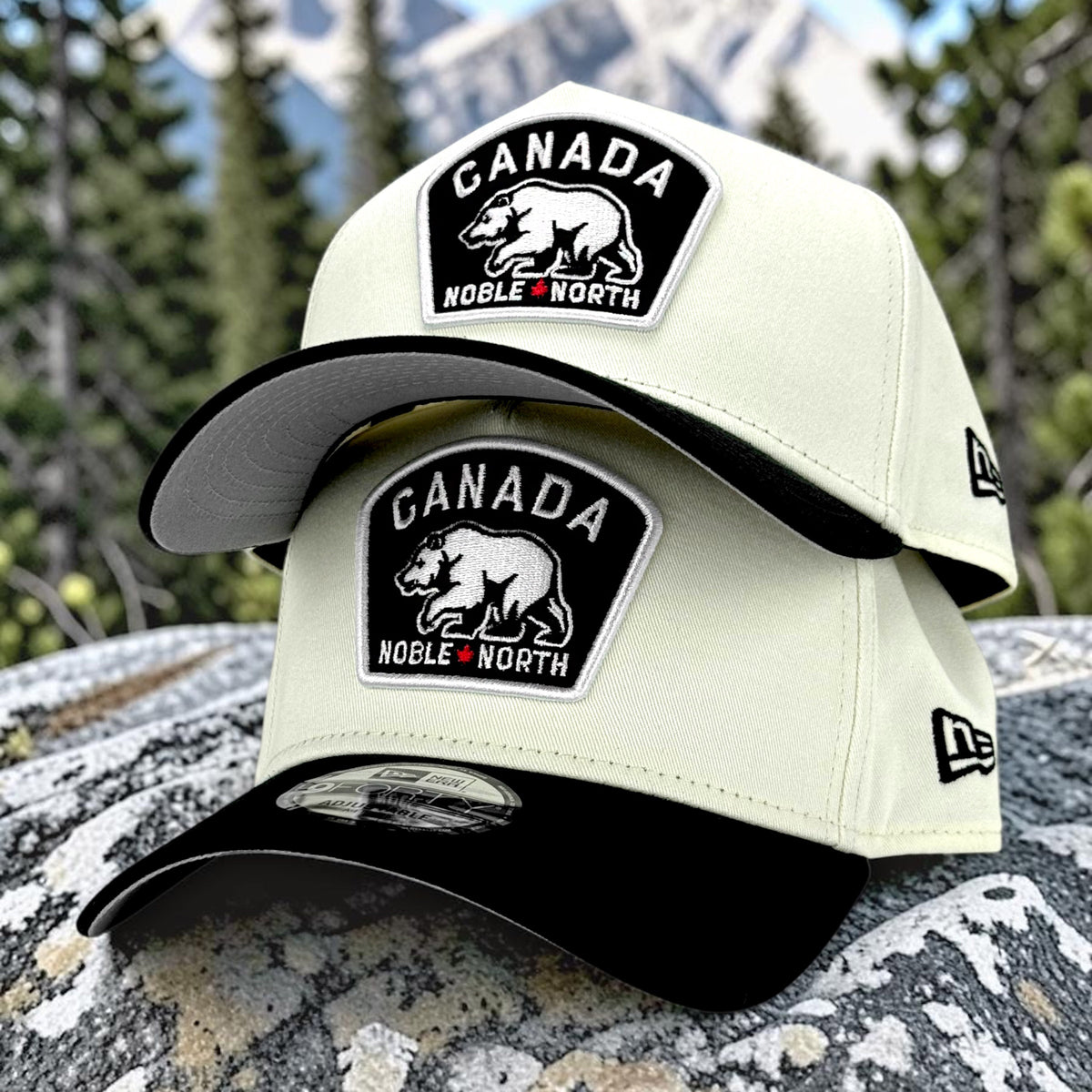 Canada Badge - Chrome & Black New Era 9Forty A-Frame Snapback - Undervisor