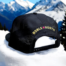 Load image into Gallery viewer, Noble North - Canada Badge - Black New Era 9Fifty Mesh Snapback - Back
