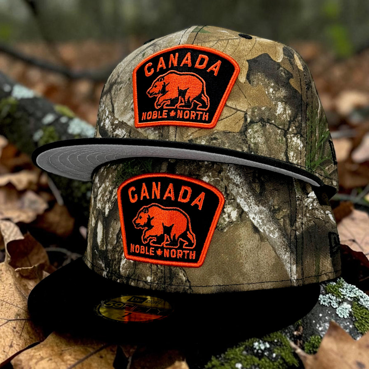 Noble North - Canada Badge - Realtree APX & Black New Era 59Fifty - Undervisor