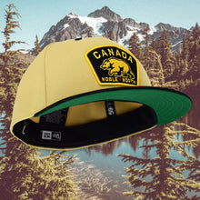 Load image into Gallery viewer, Canada Badge - Vegas Gold &amp; Black New Era 59Fifty - Undervisor
