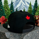 Noble North - Canada Badge - Black New Era 9Fifty Snapback (Kids) - Back