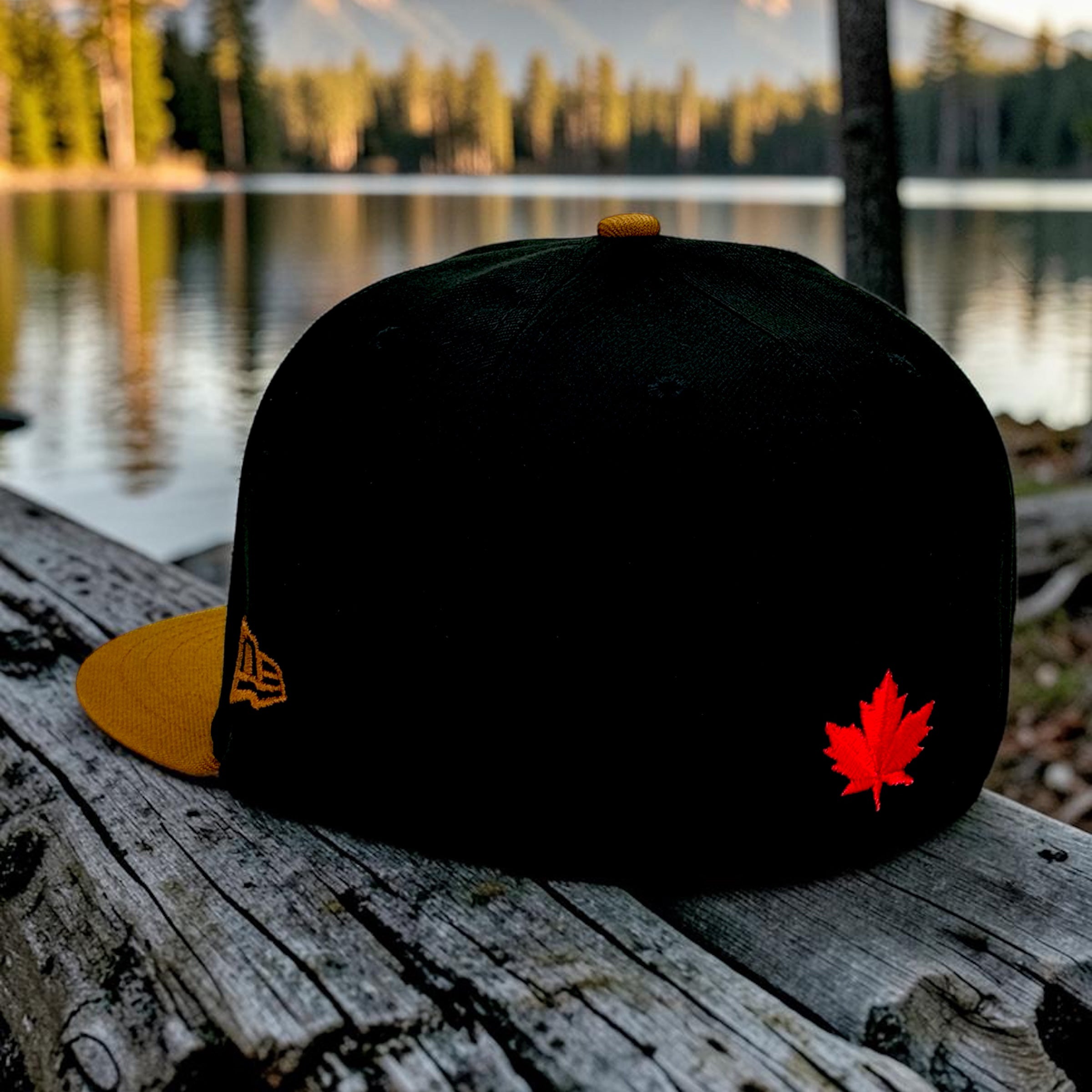 Canadian Beaver - Black & Brown New Era 59Fifty  Back